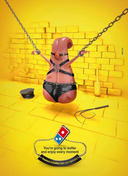 bad dominos ad campaign